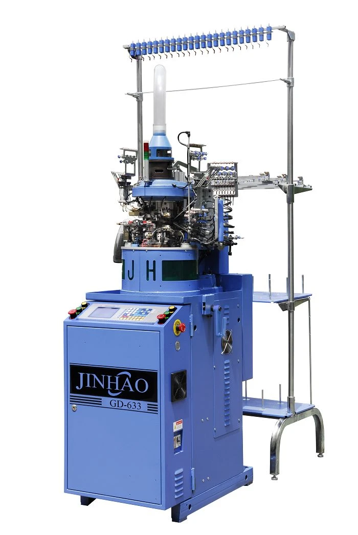 GD-WSC Double Cylinder 2 Feeders Mataas na Bilis ng Computerized Link Socks Knitting Production Machine
